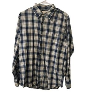 Mens Wrangler Jeans Co. Premium Quality Shirt M Cotton‎ Button Western Cowboy